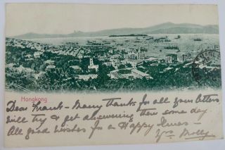 1902 Hong Kong Postcard - Victoria Hong Kong,  To Crossmaglen,  Armagh,  Ireland