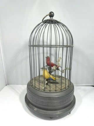 4 AUTOMATON SINGING BIRD CAGES ALL FOR ONE MONEY 2