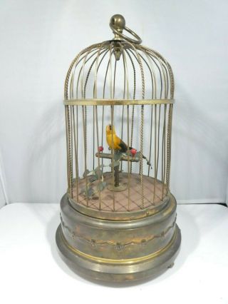 4 AUTOMATON SINGING BIRD CAGES ALL FOR ONE MONEY 4