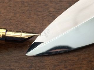 Citadel Susume Bati big knife Japanese style dagger hamon line 10