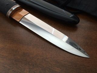 Citadel Susume Bati big knife Japanese style dagger hamon line 3