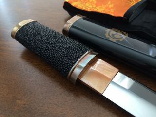 Citadel Susume Bati big knife Japanese style dagger hamon line 5