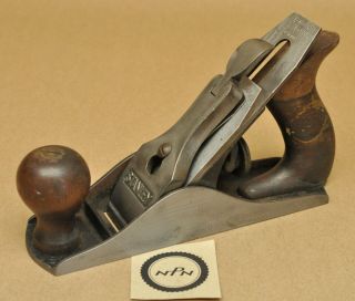 Antique Vintage Stanley Sweetheart No 2 C Smooth Plane Corrugated Hand Tool