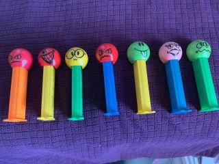 Pez Assortment Of Funky Face 7