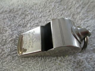 Wwii Us Military Whistle By Ns Meyer The Acme Thunderer Made In England W Chain