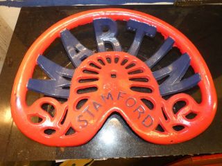 Martin Vintage Cast Iron Tractor Implement Seat Farm Collectables