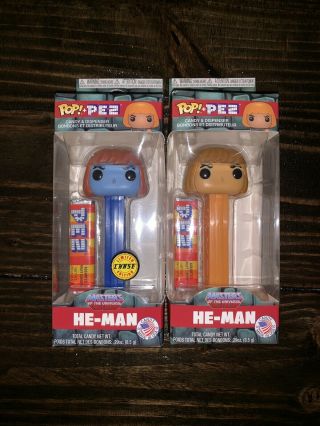Funko Pop Pez He - Man Chase & Common Limited Ed Masters Of The Universe