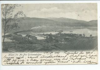 Printed Postcard Of Mo Fra Guldsmedviken In Norway In