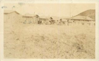 1920s Winona Arizona Route 66 Auto Camp Roadside Cabins Rppc Photo Postcard