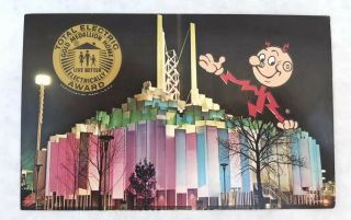 Reddy Kilowatt Postcard,  Tower Of Light,  York World 