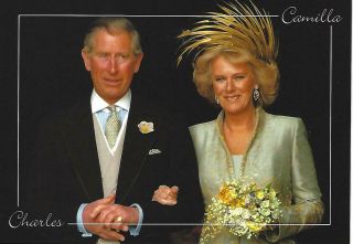 Royal Wedding 2005 Charles & Camilla - Single Postcard