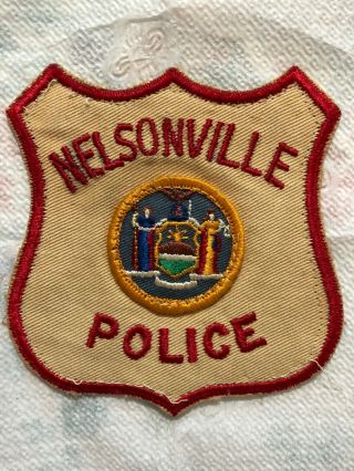 Very Old Nelson York Uniform Police Patch (defunct Department)