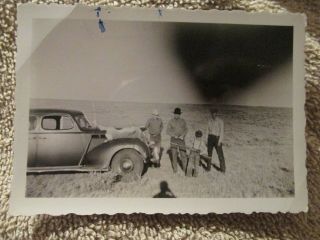 Vintage 4 1940 ' s Outdoors Hunting & Fishing Black & White Photos 5
