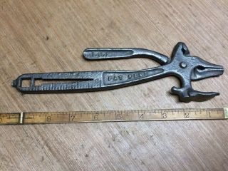 Rare Vintage Wrench I.  C.  I Pat Pend Handy No.  3 Eight In One Multitool
