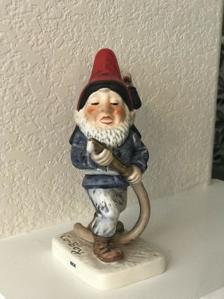 Goebel Co - Boy Gnome “rick The Fireman” Rare.  Germany.  17549 18
