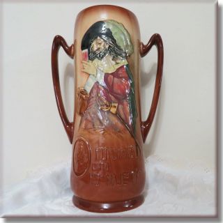 Impressive Royal Doulton Kingsware Heres Health Unto His Majesty Loving Cup 13 "