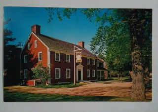 Vintage Postcard The Tavern At Old Sturbridge Village Sturbridge Massachusetts