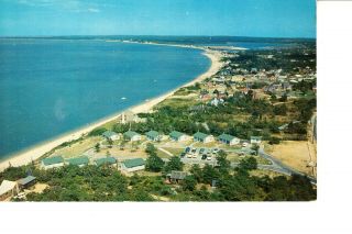 Hampton Bays,  Long Island Ny Aerial View Shorecliffe @ 1960