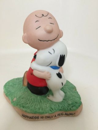 Charlie Brown & Snoopy Hallmark Figurine Peanuts Gallery