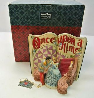 Rare Disney Traditions Jim Shore Cinderella Storybook “once Upon A Time” 4031482