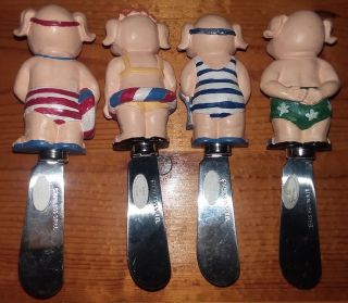 Pigs in Bathing Suits Collectible Butter or Pate Knives 5