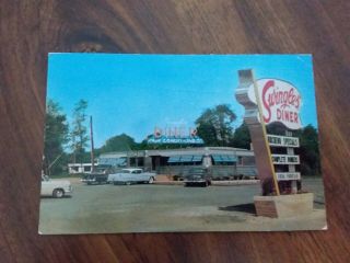 Swingle`s Diner Springfield Nj Postcard