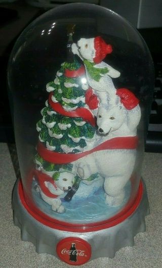 Franklin Coca Cola Bears Polar Bears Christmas Cheer 1997