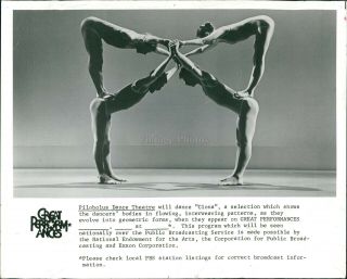 1977 Press Photo Actress Pilobolus Dance Theater Team Ciona Performances 8x10