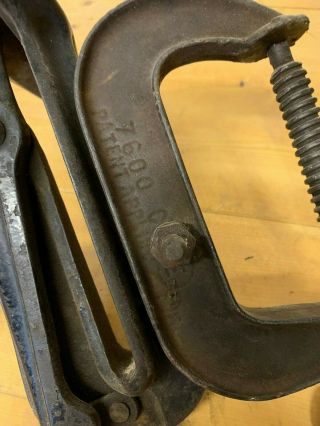 Antique Saw Sharpening Vice 7600 Patent 5