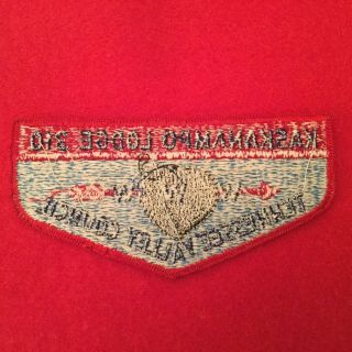 Boy Scout OA Kaskanampo Lodge 310 S1 Order Of The Arrow Pocket Flap Patch 2