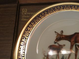 Set of 10 LENOX Boehm Woodland Wildlife Plates w/COA’s & Boxes 7