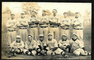 Bay City,  Michigan,  City Baseball Team,  1910 Era Rppc Postcard