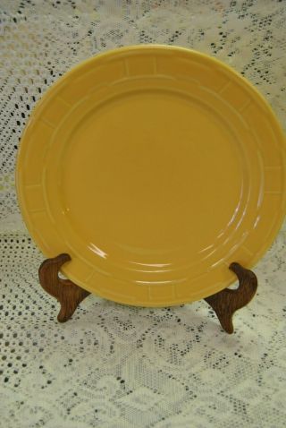 Longaberger Woven Tradition Dinnerware 10 " Dinner Plate Butternut Yellow Usa