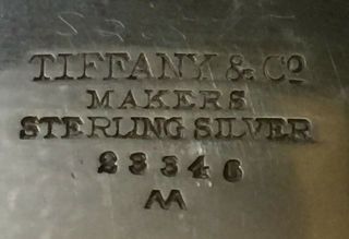 Vintage Tiffany Sterling Silver.  925 Mid Century Modern 10 