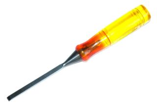 Marples 1/4 / 6mm Firmer Chisel Yellow Red Resin Handle