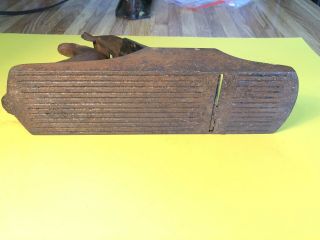 Vintage Stanley Bedrock No.  604 - 1/2 Corrugated Wood Plane 6
