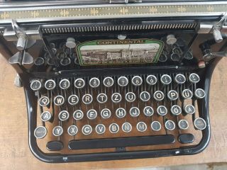 COLLECTIBLE TYPEWRITER CONTINENTAL STANDARD - NO RISK WITH 6