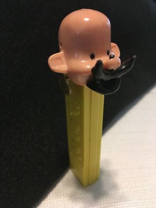 Vintage Pez Dispenser Early Mexican Man Mustache Pal Made In Austria No Feet