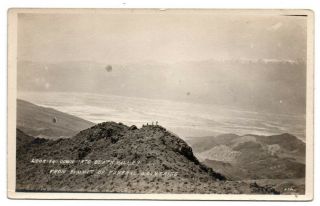 Ca California Death Valley National Park Funeral Mountains Postcard Rppc