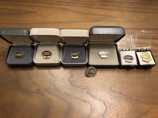 Darden Restaurants/red Lobster 6 Piece Anniversary Pin Set With Rl Cofounder Pin