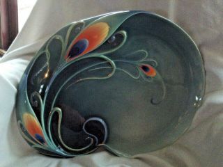 PEACOCK Franz Porcelain Tray/ Platter Large KathyIreland 10