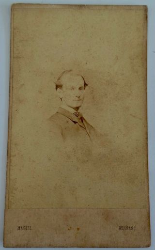 C.  1865 Cdv / Cabinet Photo - Young Sir Thomas Jackson - Manager Hsbc Bank