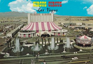 Circus Circus Casino Las Vegas Nevada Postcard 1970 