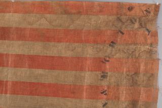 Antique 1888 Harrison & Morton Presidential Political 38 Star American Flag,  NR 5