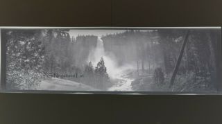 10 X Antique B&w Negatives Panorama View Yosemite Nat 
