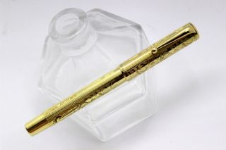 Anonymous By Omas Extra Production - Fountain Pen - Floral 18k Gold Overlay - 30 