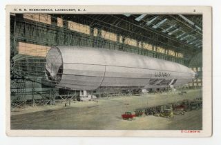 Construction U.  S.  S.  Senandoah Us Navy Airship Lakehurst Jersey 1922 - 23