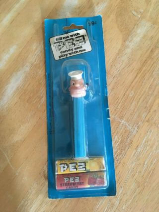 Popeye Pez Dispenser With Candy - White Hat
