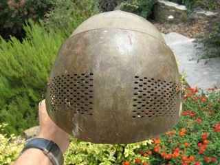 Rare World War One 1 WW1 Experimental Military Visor Helmet 3
