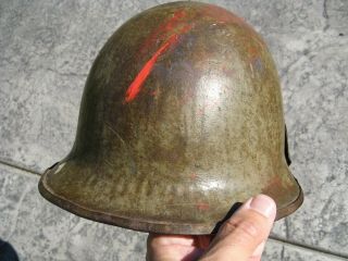 Rare World War One 1 WW1 Experimental Military Visor Helmet 8